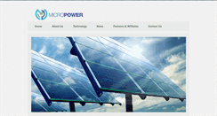 Desktop Screenshot of micropowercorp.net